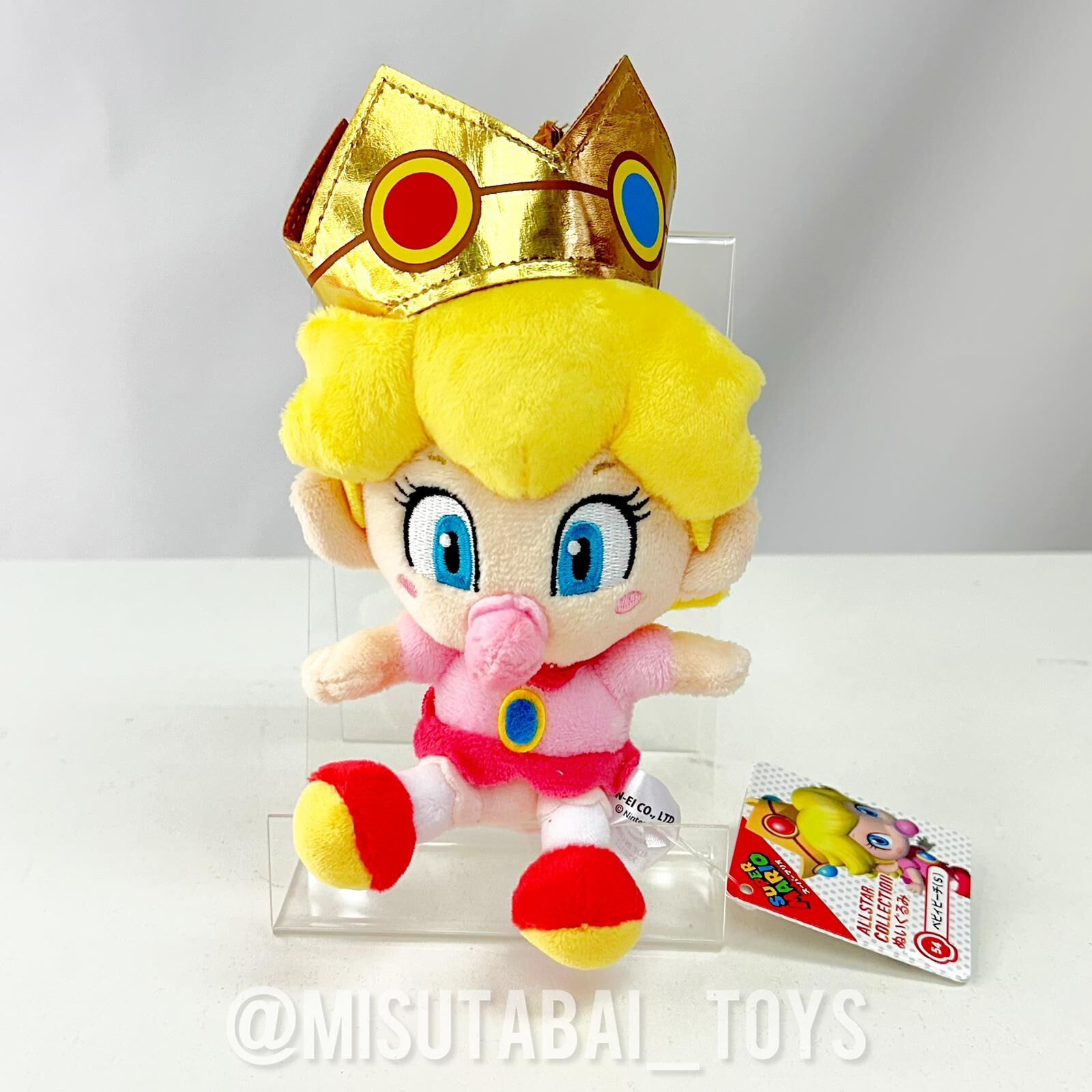 Nintendo San Ei Mario Plush AC54  Baby Peach S 530547