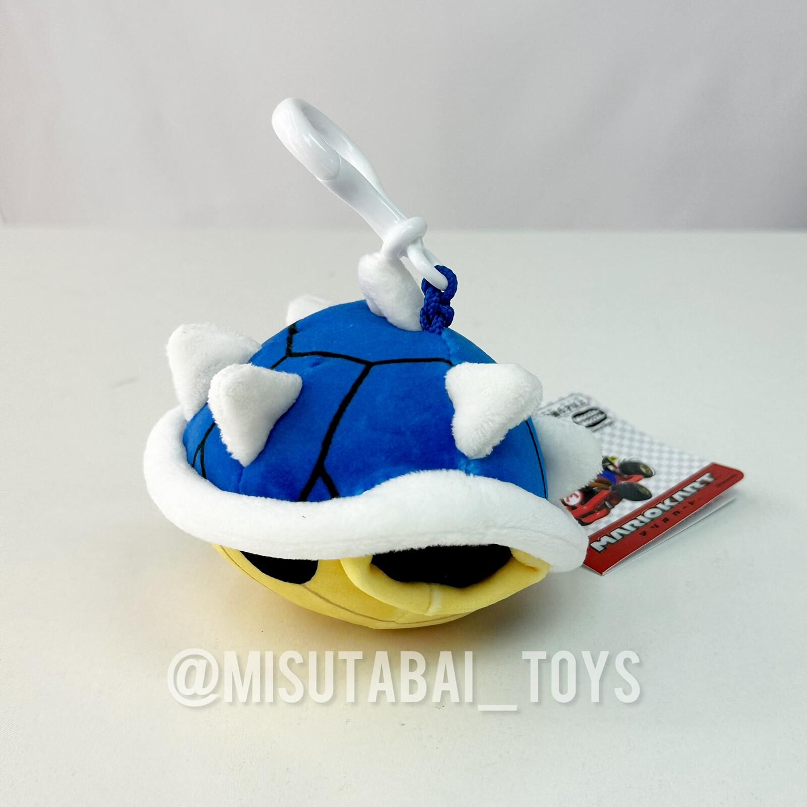 Nintendo T-Arts Mario Plush Keychain Blueshell 173875