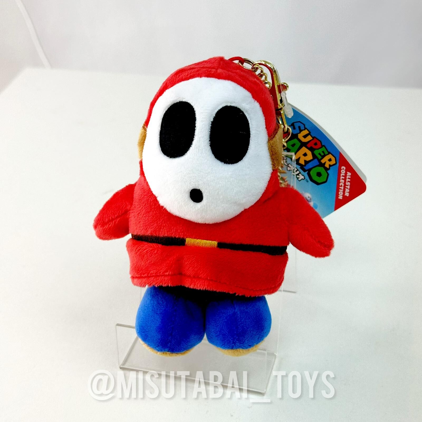 Nintendo San Ei Mario Plush Keychain MM11 Shy Guy 529114