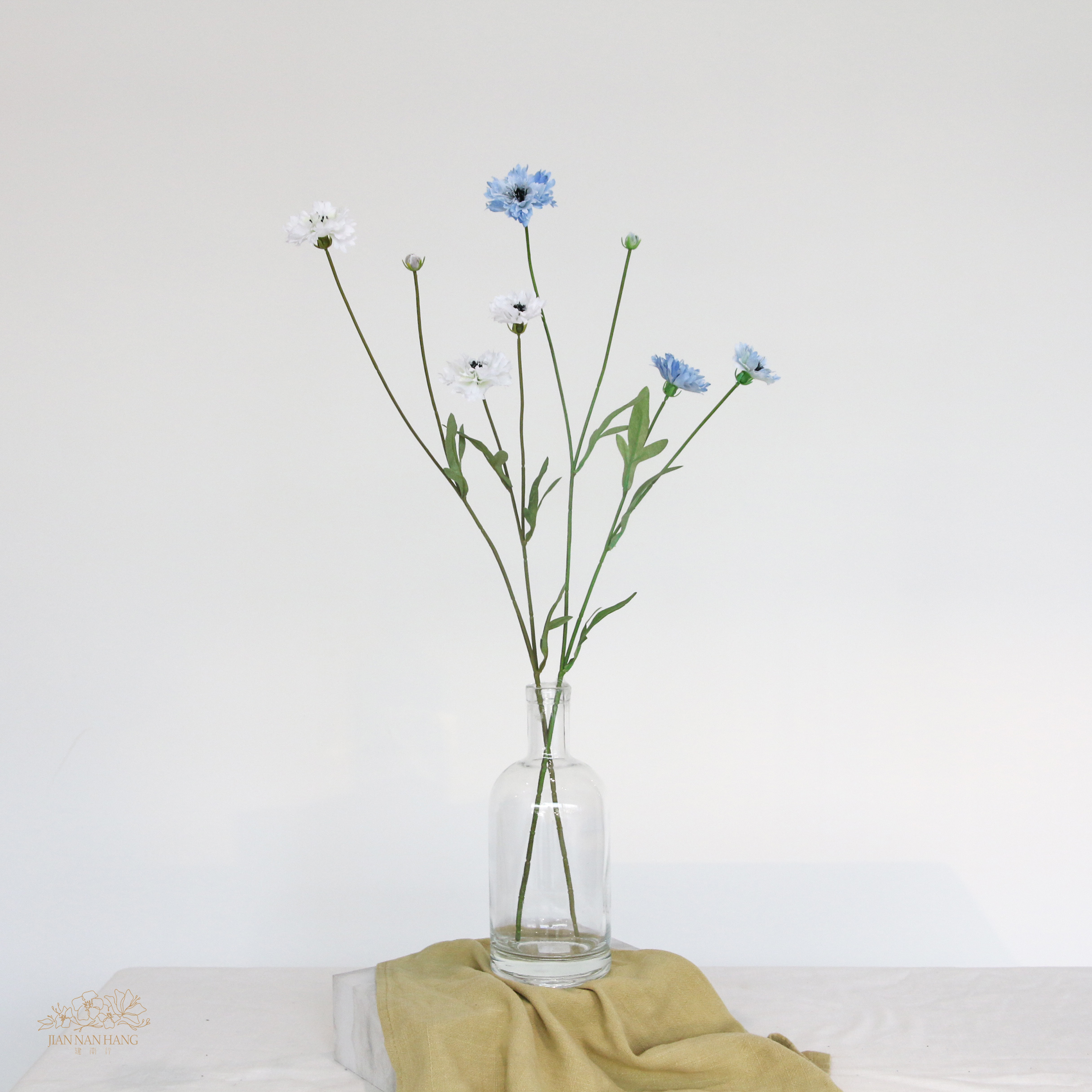 人造花 矢車菊 2色