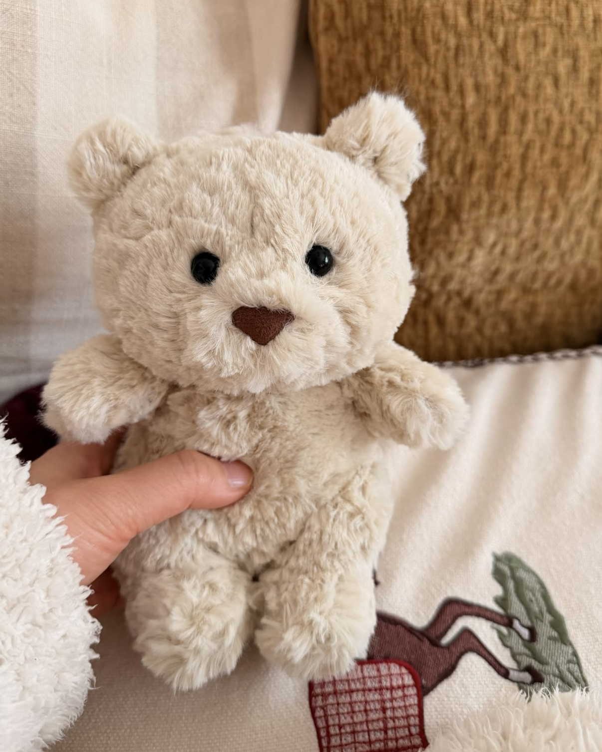 JELLYCAT 小巴塞羅熊 小熊崽 毛絨娃娃 17cm