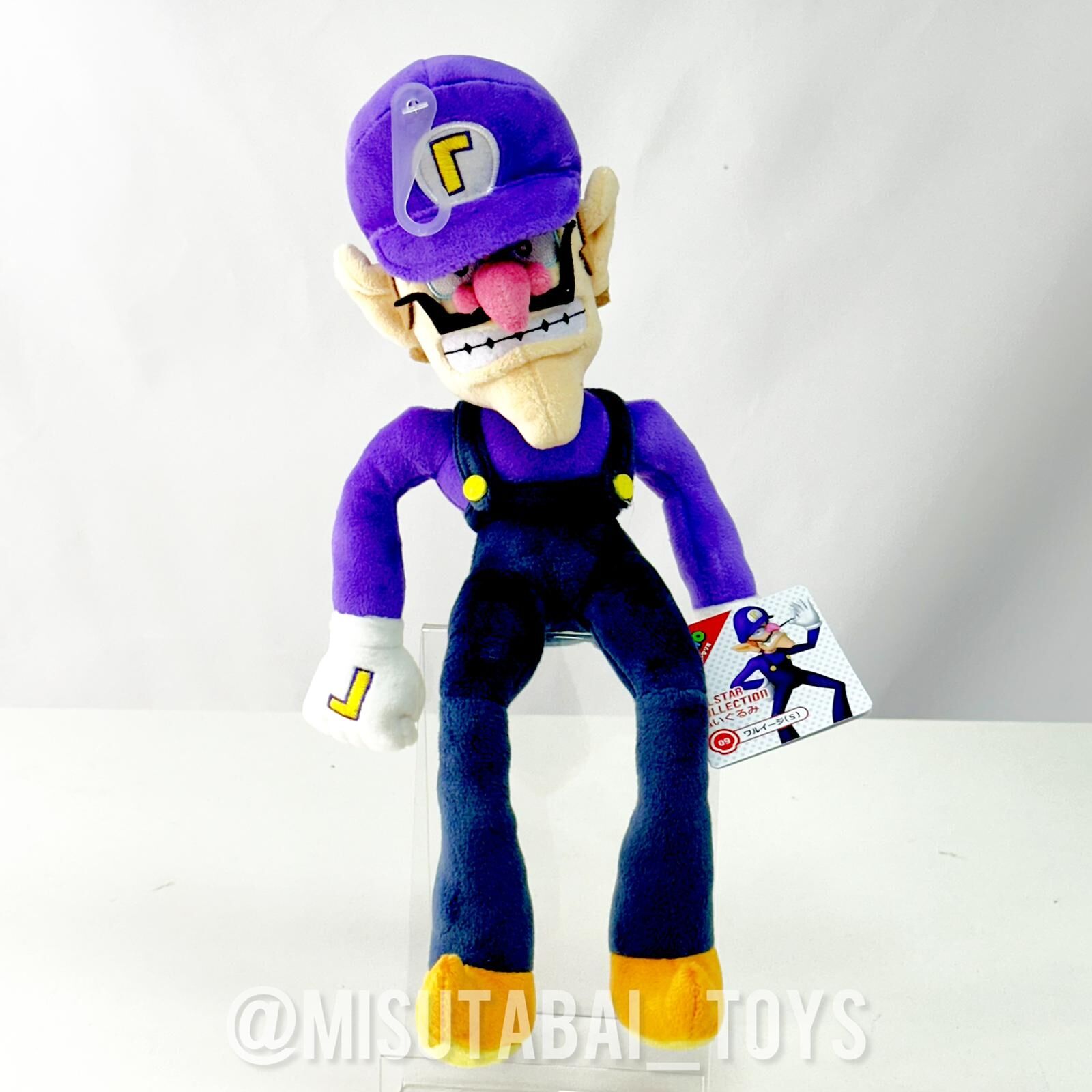 Nintendo San Ei Mario Plush AC09  Waluigi S 530097