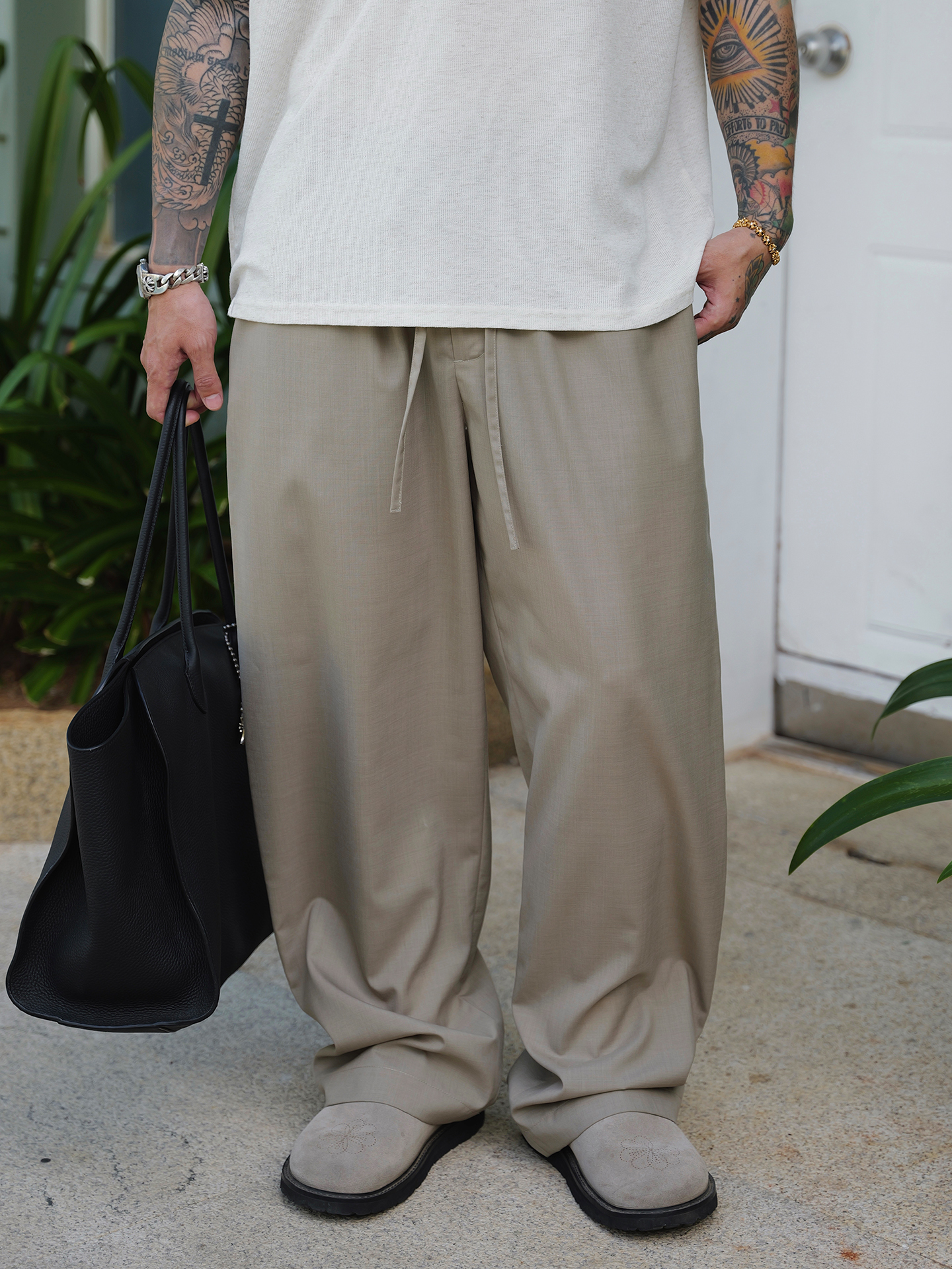 Unbent 26 S/S 羊毛休閒西裝長褲