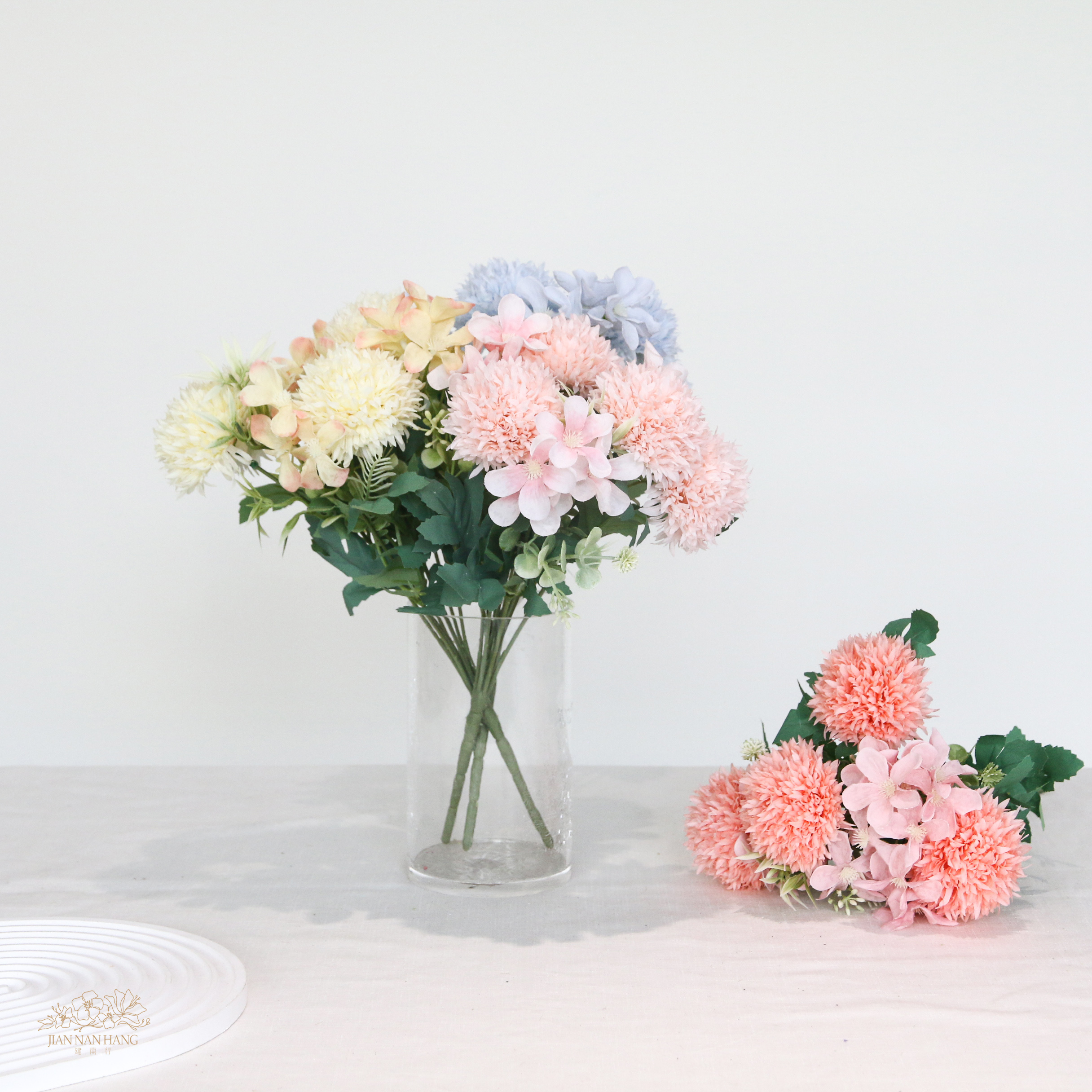 人造花 7叉風信子 3色