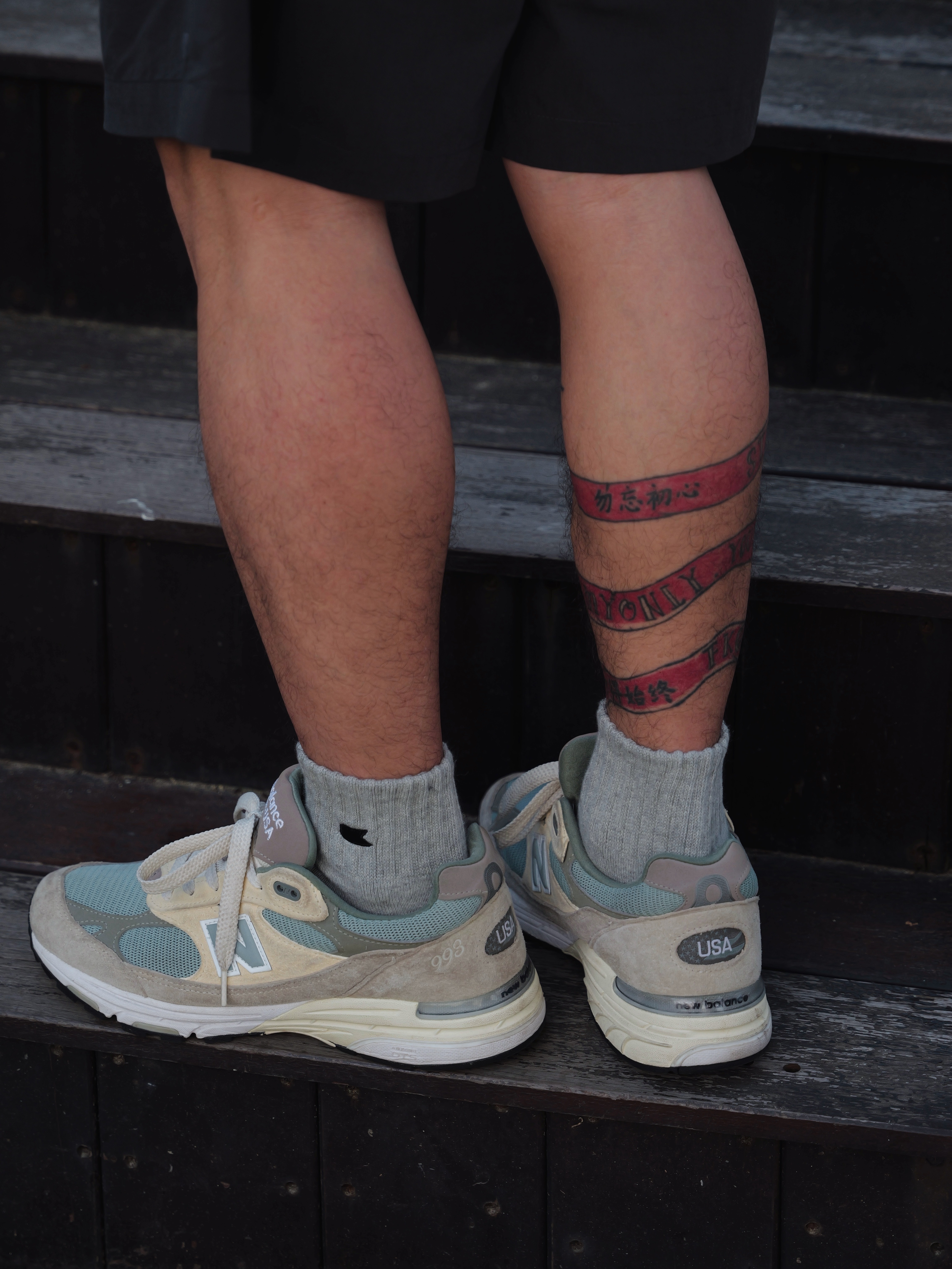 Unbent 26 S/S 刺繡中筒襪