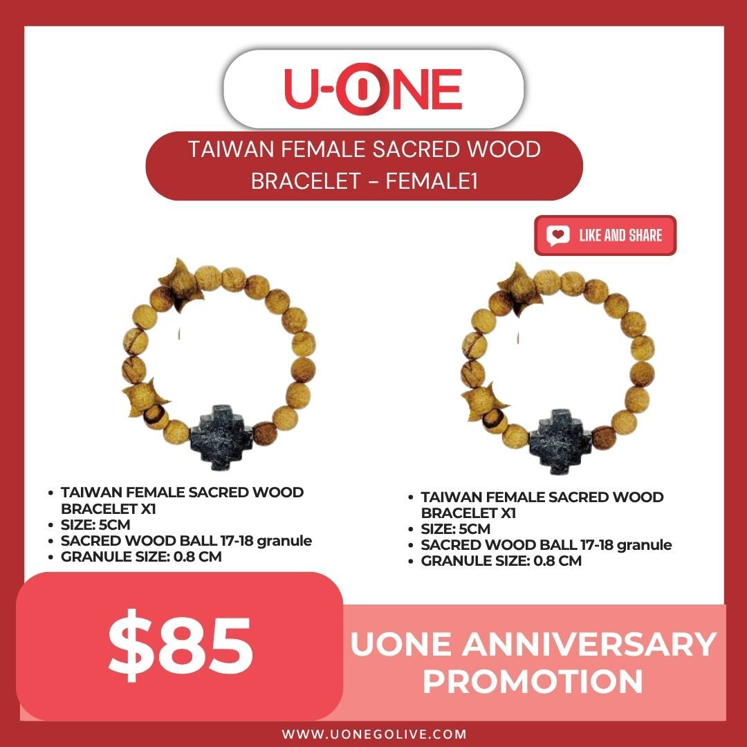 TAIWAN FEMALE SACRED WOOD BRACELET - FEMALE1
