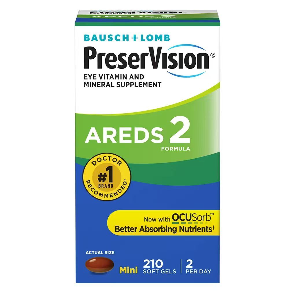 【預購】H041492 Bausch + Lomb  博士倫 PreserVision AREDS 2 護眼維他命210粒