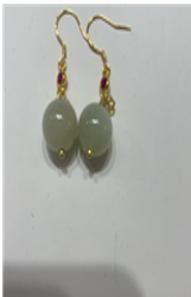 272770和田玉925耳环*折實滿$699包順豐智能櫃*154live