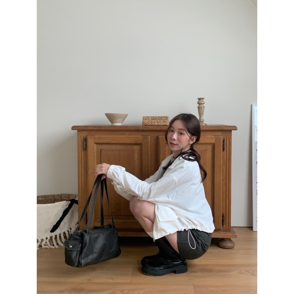 現貨 A19 氧氣感短版風衣外套 #6431