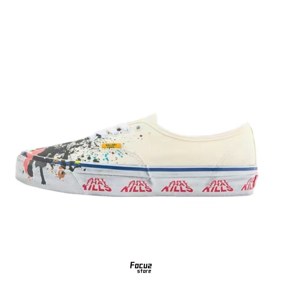 【Focus Store】預購 Gallery Dept. x Vans Authentic Reissue 44 "Art That Kills" 白色 潑墨 VN000SJKEM2