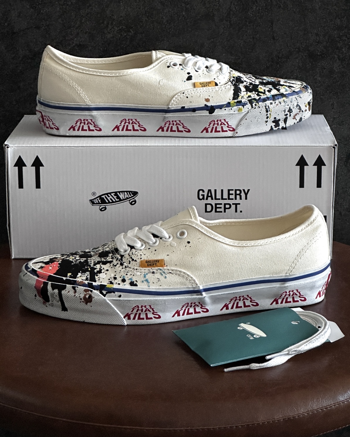 【Focus Store】預購 Gallery Dept. x Vans Authentic Reissue 44 "Art That Kills" 白色 潑墨 VN000SJKEM2
