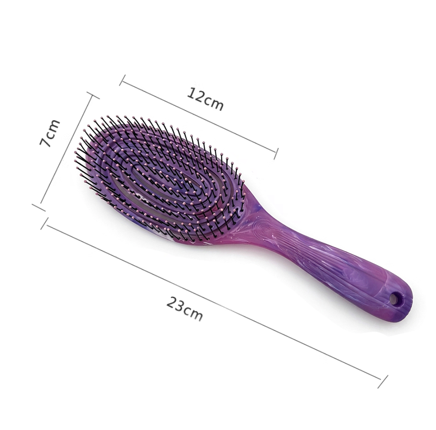 紫彩虹順髮梳