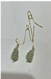 274251和田玉葫芦耳环925*折實滿$699包順豐智能櫃*154live