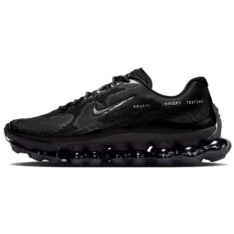 ＜海外連線預定＞ 男女鞋 FRAGMENT x NIKE LIQUID MAX 'Black' 黑魂 藤原浩 全氣墊 慢跑鞋【IQ8601-001】