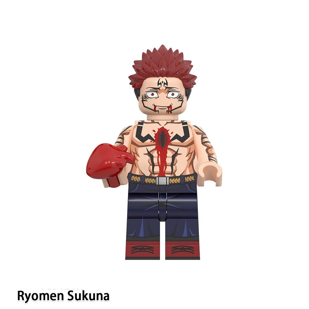Jujutsu Kaisen Ryomen Sukuna Custom Minifigures Fit Lego WM6202 WM2868