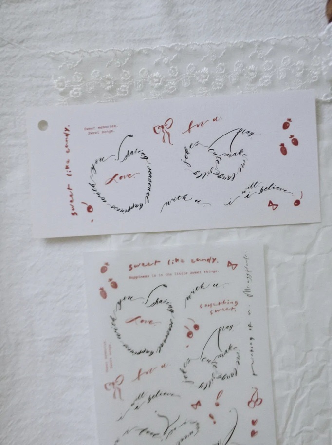 茄子先生．Sweet picks 轉印貼紙