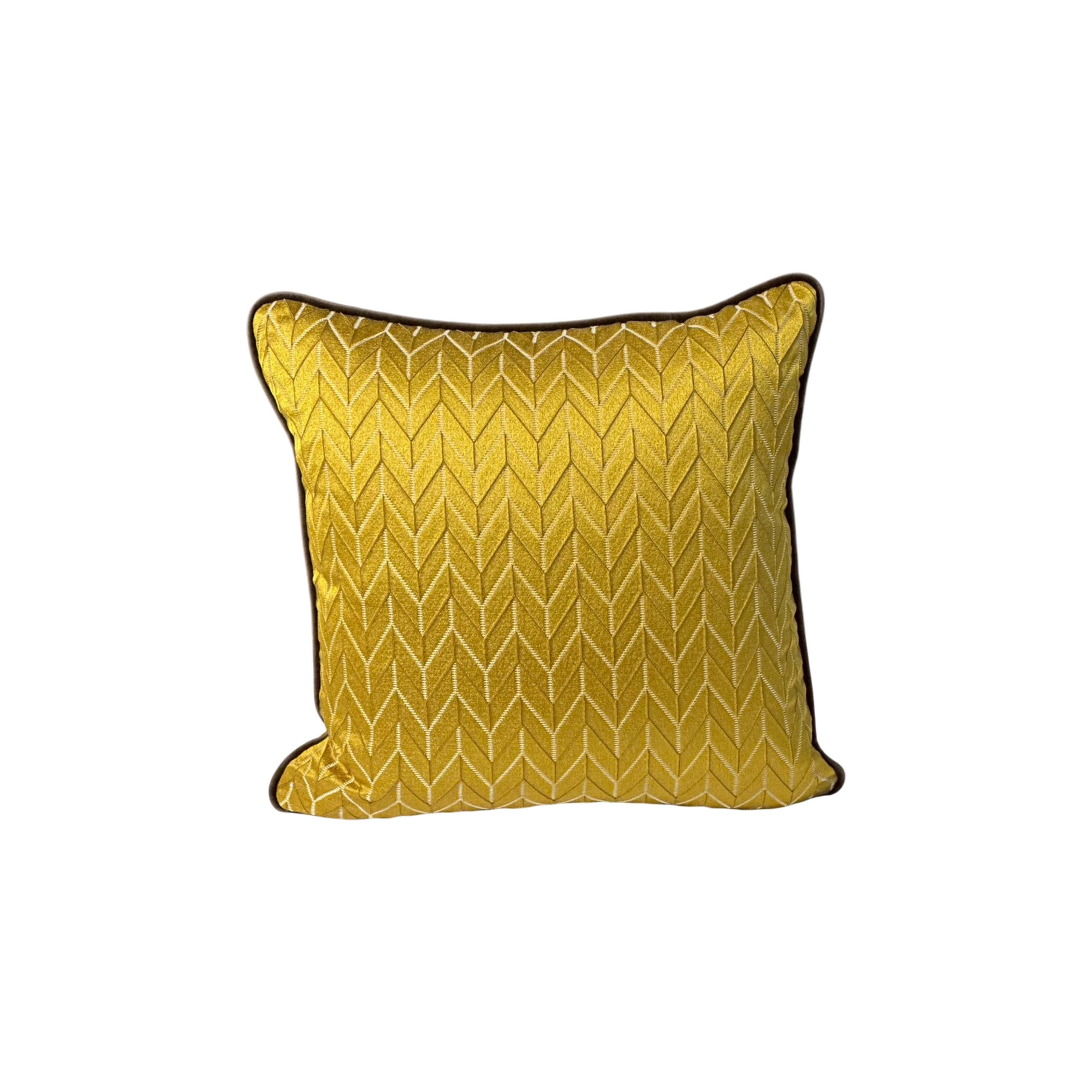 百箭旌旗抱枕 灰藍/黃銅