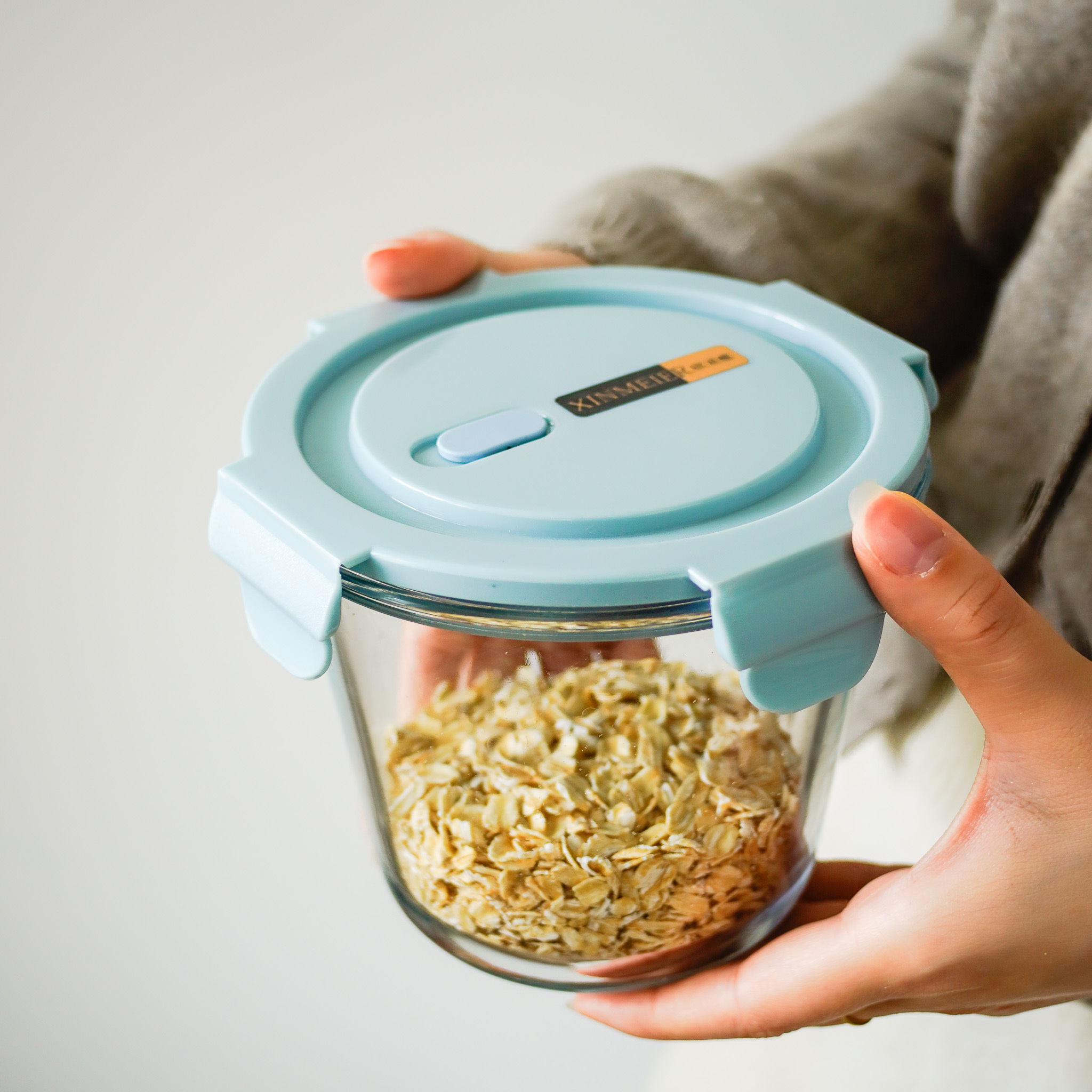 隨行輕食玻璃杯 兩色售