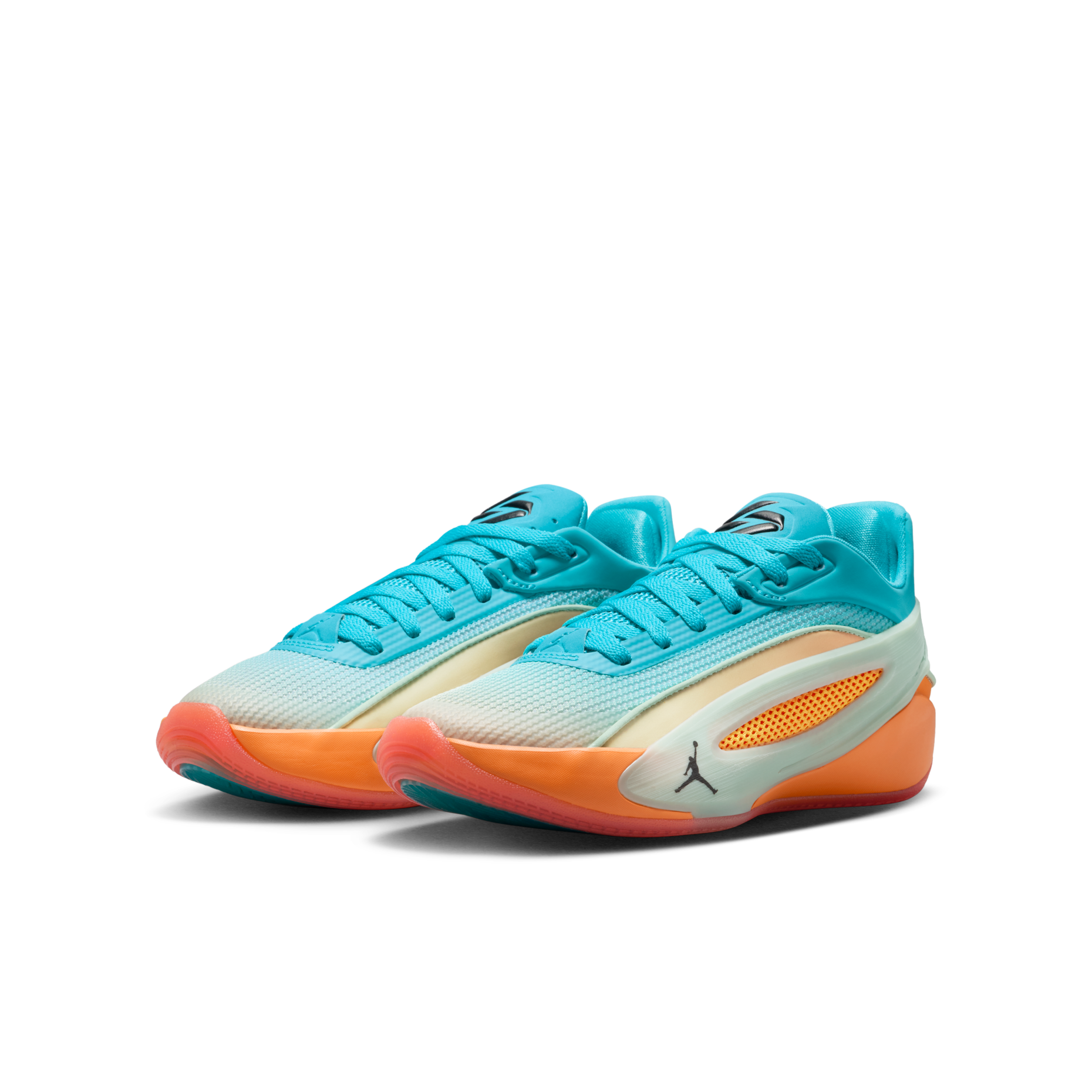 女生尺寸 大童鞋 NIKE JORDAN LUKA 5 LIFE BG 藍橘 網布 緩震 籃球 運動鞋【IU2366-900】