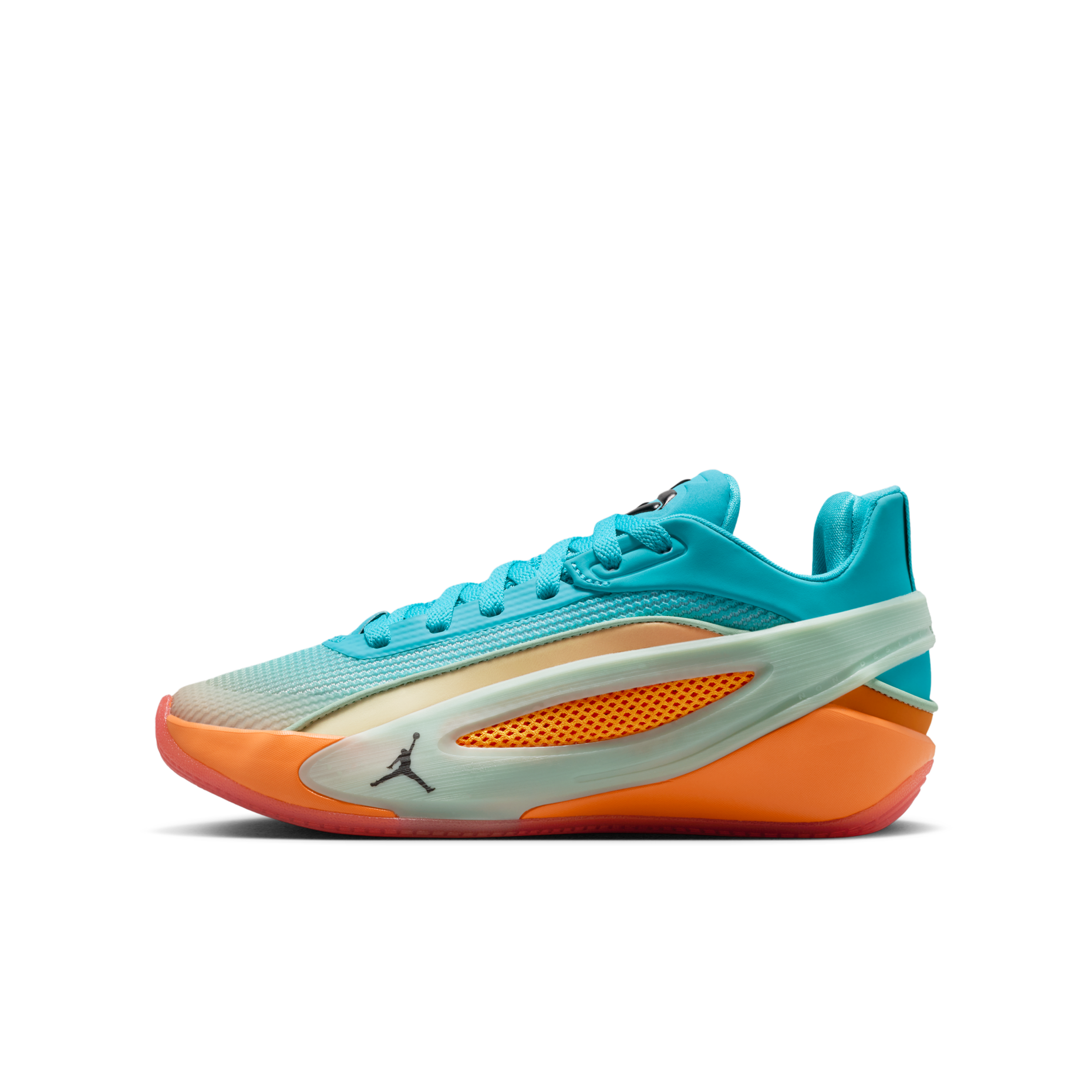 女生尺寸 大童鞋 NIKE JORDAN LUKA 5 LIFE BG 藍橘 網布 緩震 籃球 運動鞋【IU2366-900】