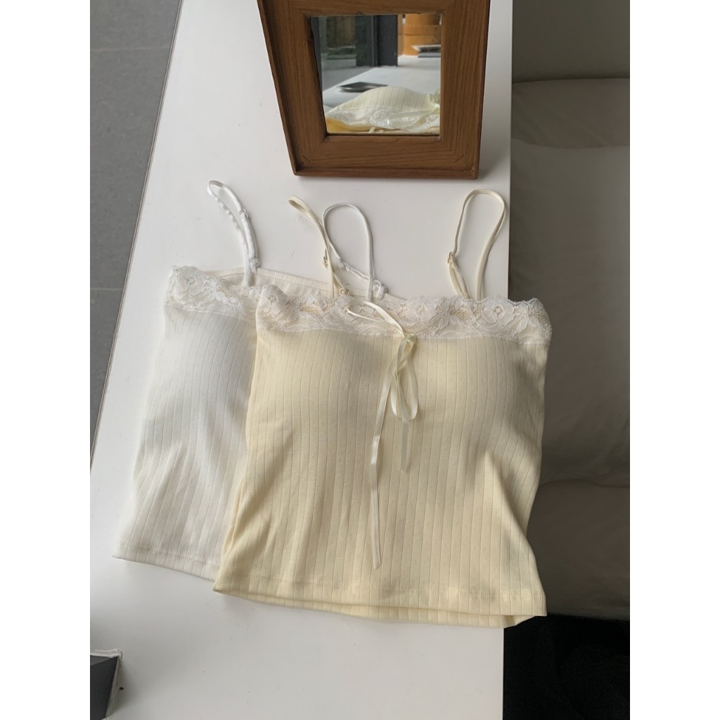A23 多一點浪漫 蕾絲蝴蝶結罩杯小可愛 #8523