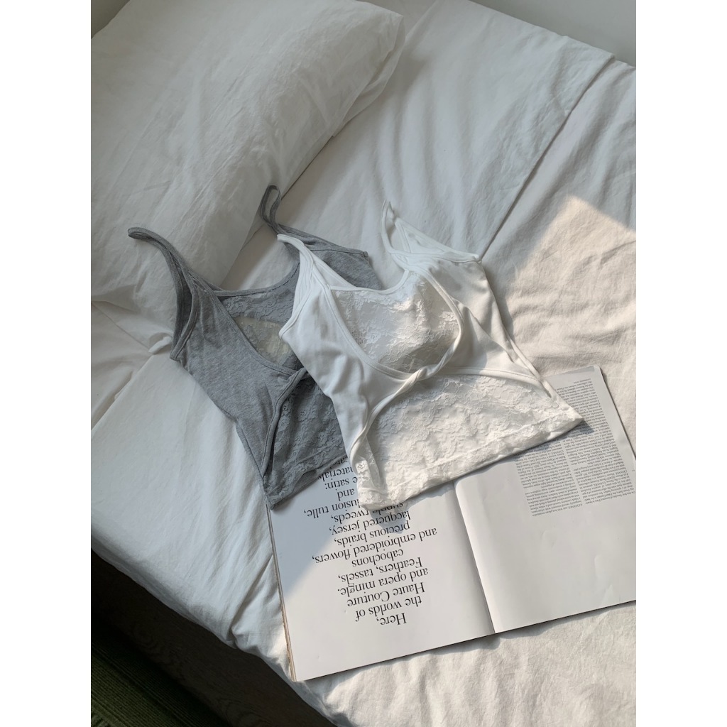 A24 反差辣 背透膚蕾絲扭結罩杯小可愛 #8524