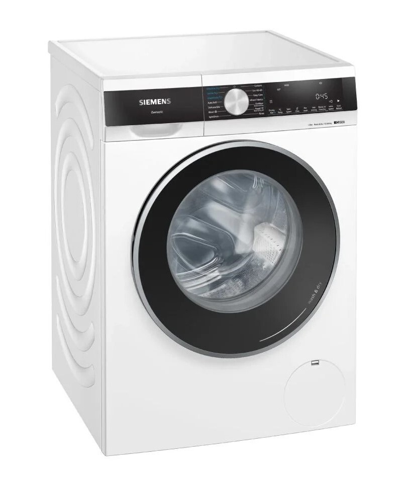 西門子 Siemens    WG54B2A1HK‧10公斤/1400轉‧變頻蒸氣‧前置式洗衣機‧德國製造‧香港行貨-原廠2年全機及10年摩打保養‧