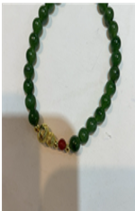 274298和田玉碧玉6mm手链*折實滿$699包順豐智能櫃*154live