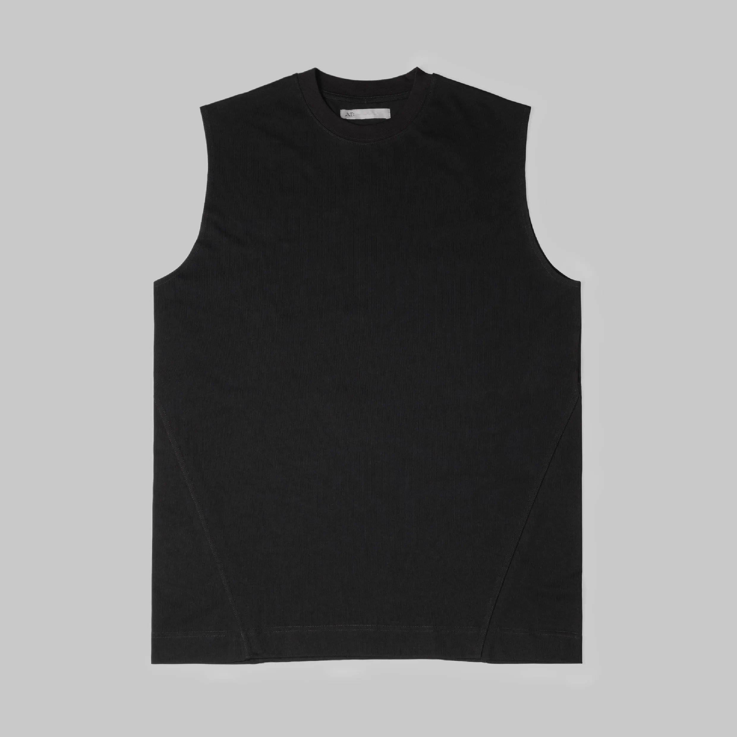 Anonymous Talking Cropped Vest 剪裁 寬肩背心