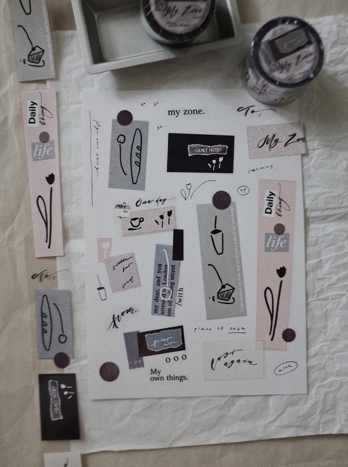 茄子先生．My Zone 3cm亮面PET膠帶 <整捲/分裝>