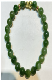 274207和田玉碧玉手串*折實滿$699包順豐智能櫃*154live