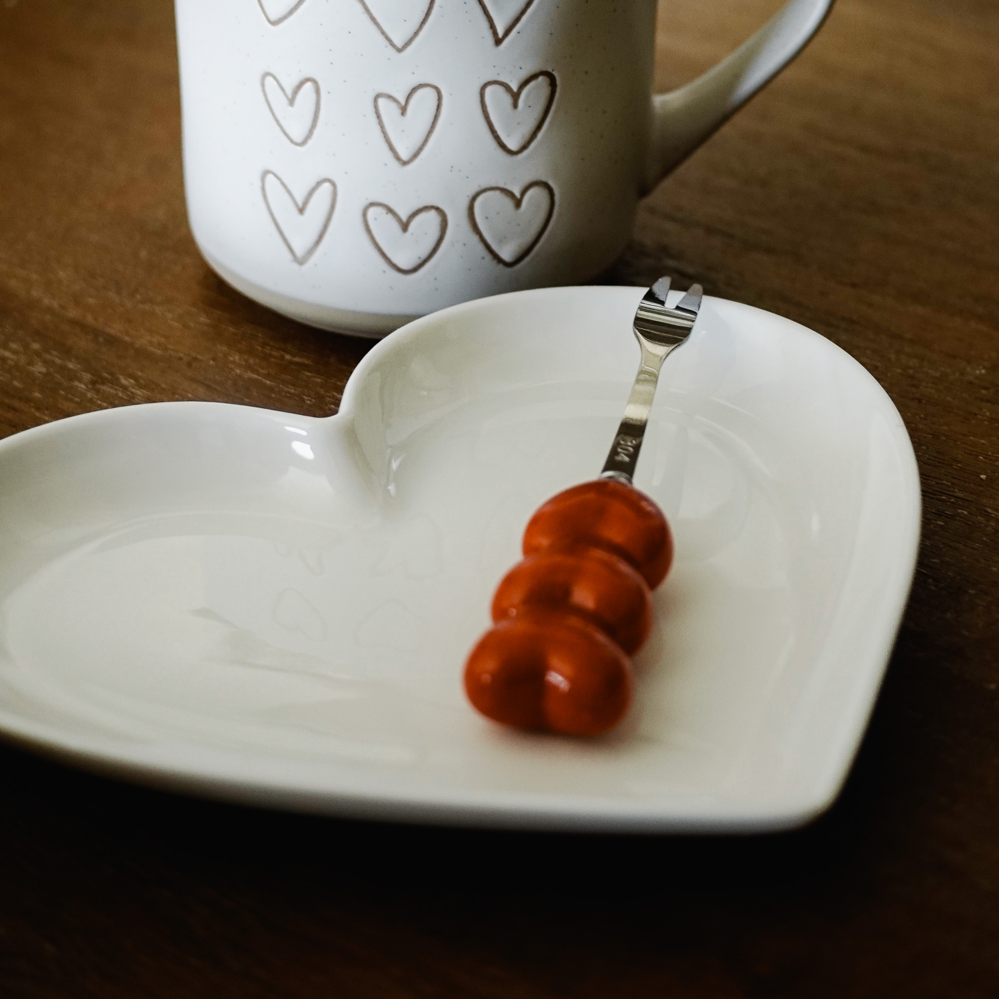 愛心造型陶瓷餐盤