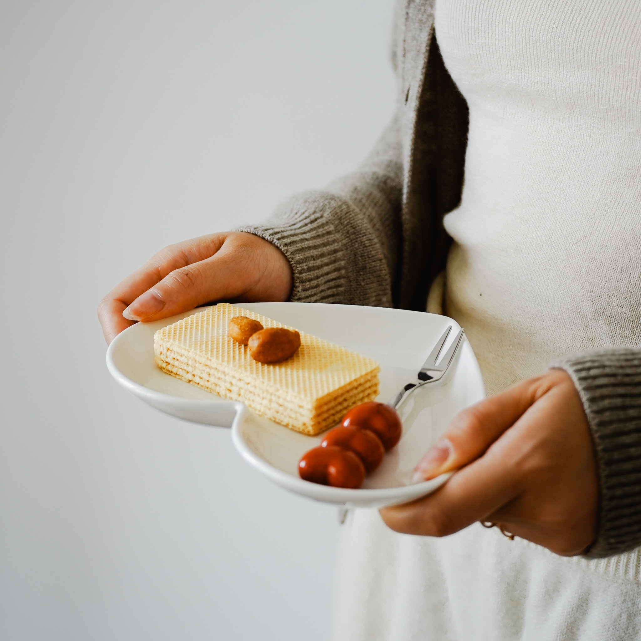 愛心造型陶瓷餐盤