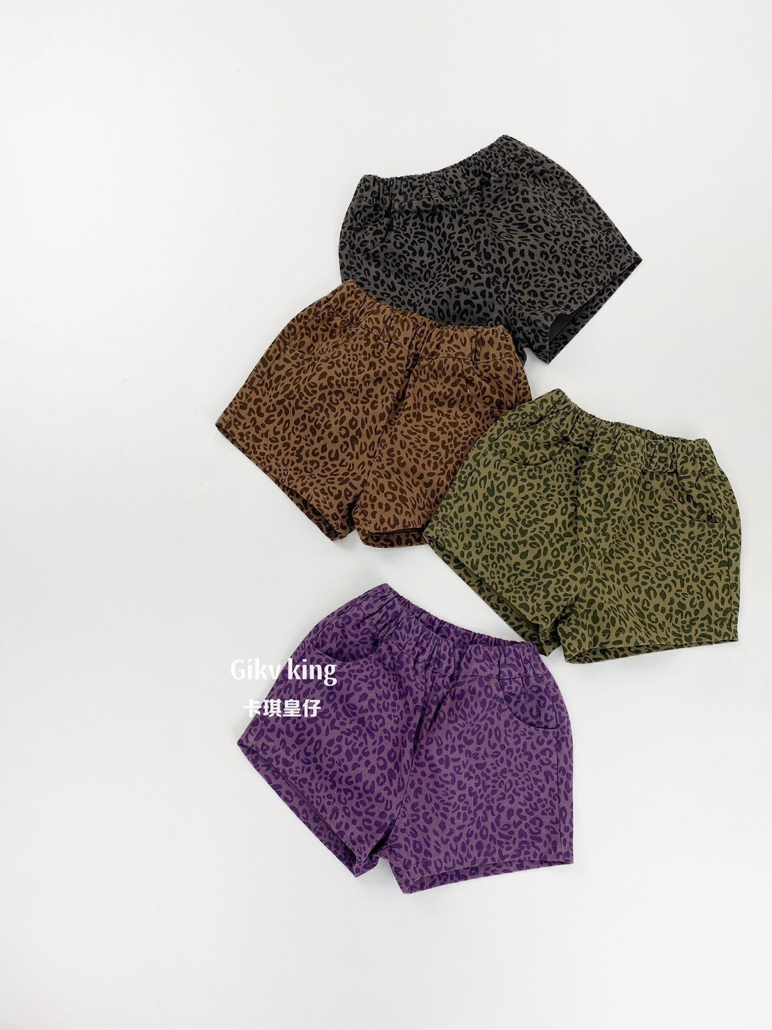 絕對要擁有硬挺豹紋多色短褲  ꕀꕀꕀ