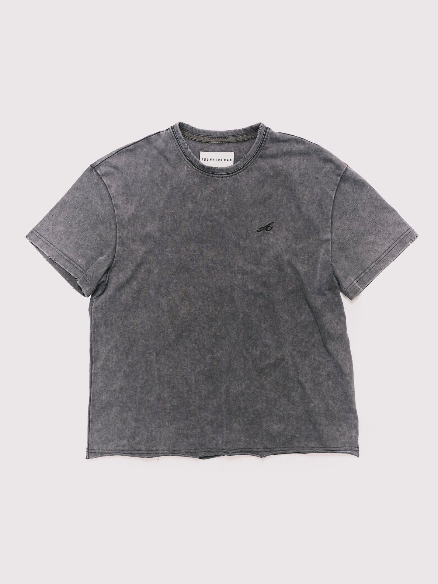 ANOWHEREMAN "A" WASHED BASIC SS TEE 基礎 水洗 短T