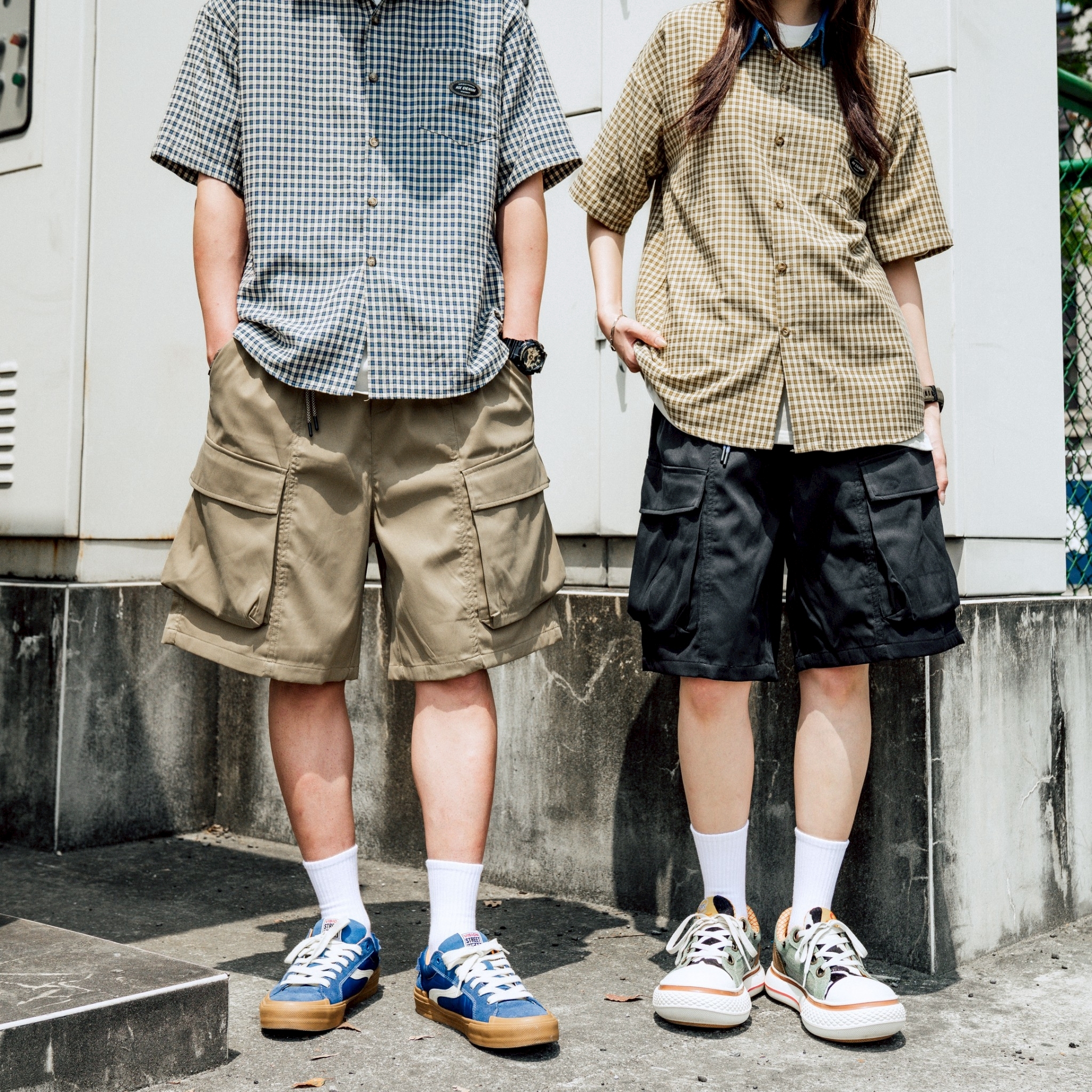 SBG 腰帶吊飾口袋短褲 V0018