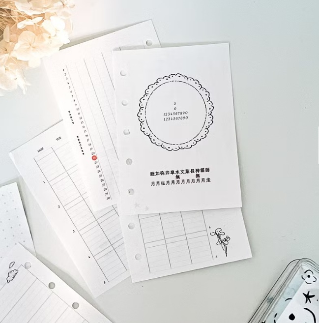 哈秋HA7UU．白日夢筆記 M5活頁內頁組