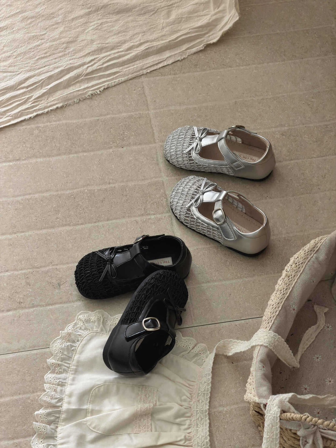 2026公主必備蝴蝶結氣質鏤空涼鞋 ꕀ