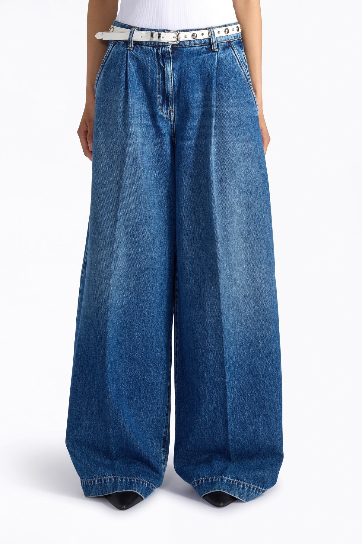 LIVIANA CONTI  牛仔擴型寬褲