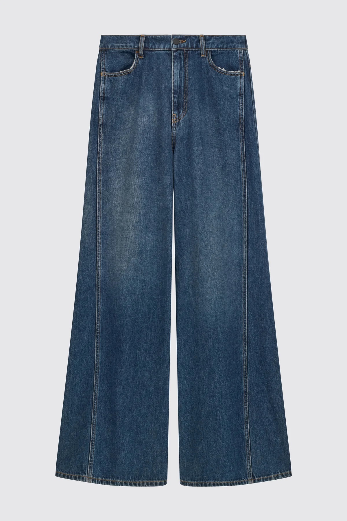 LIVIANA CONTI  拼接牛仔寬褲