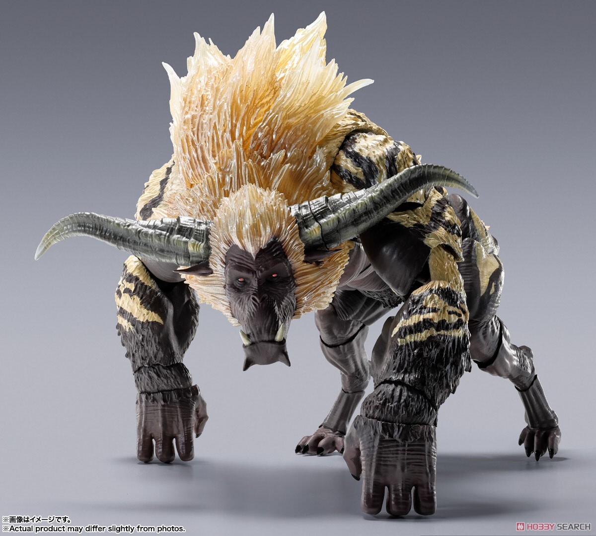 萬代 SHM  激昂 金獅子 魔物獵人 可動完成品