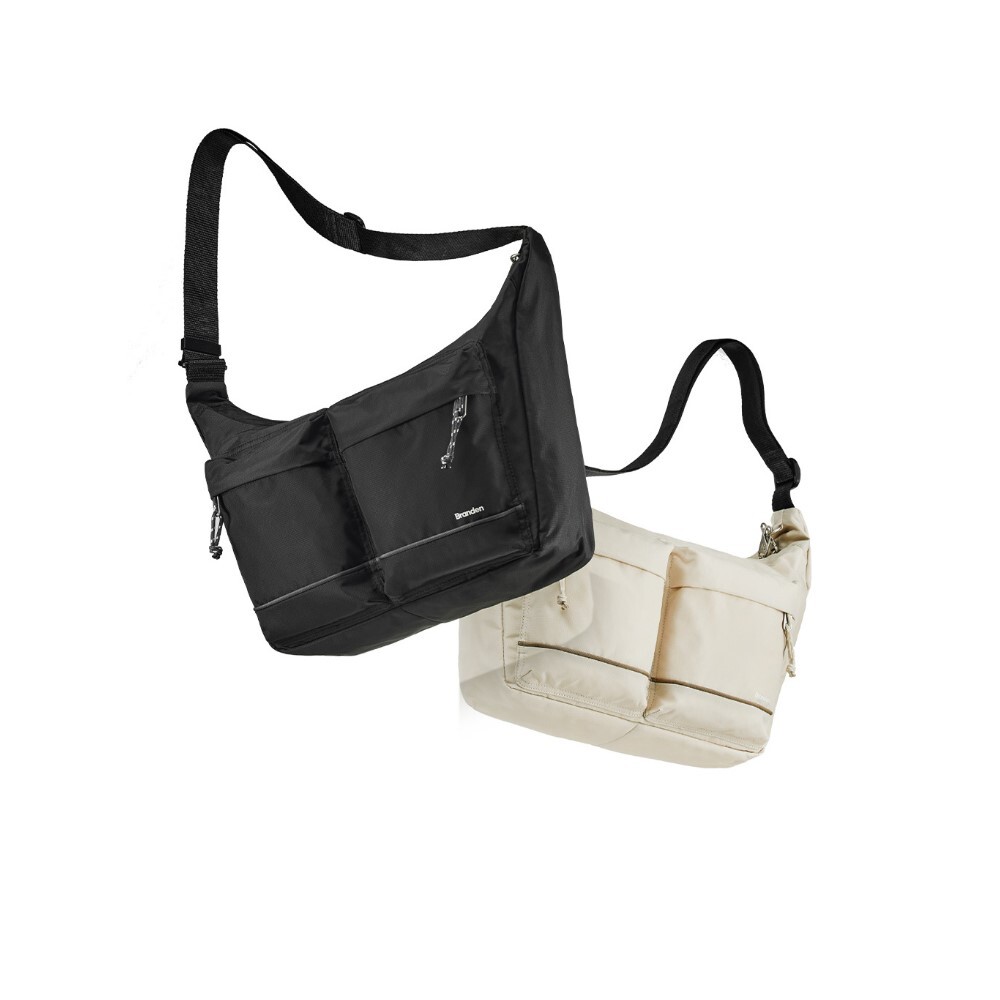 防盜旅行斜揹袋│ Safe Cross Body Bag（L Size）[淺米色]