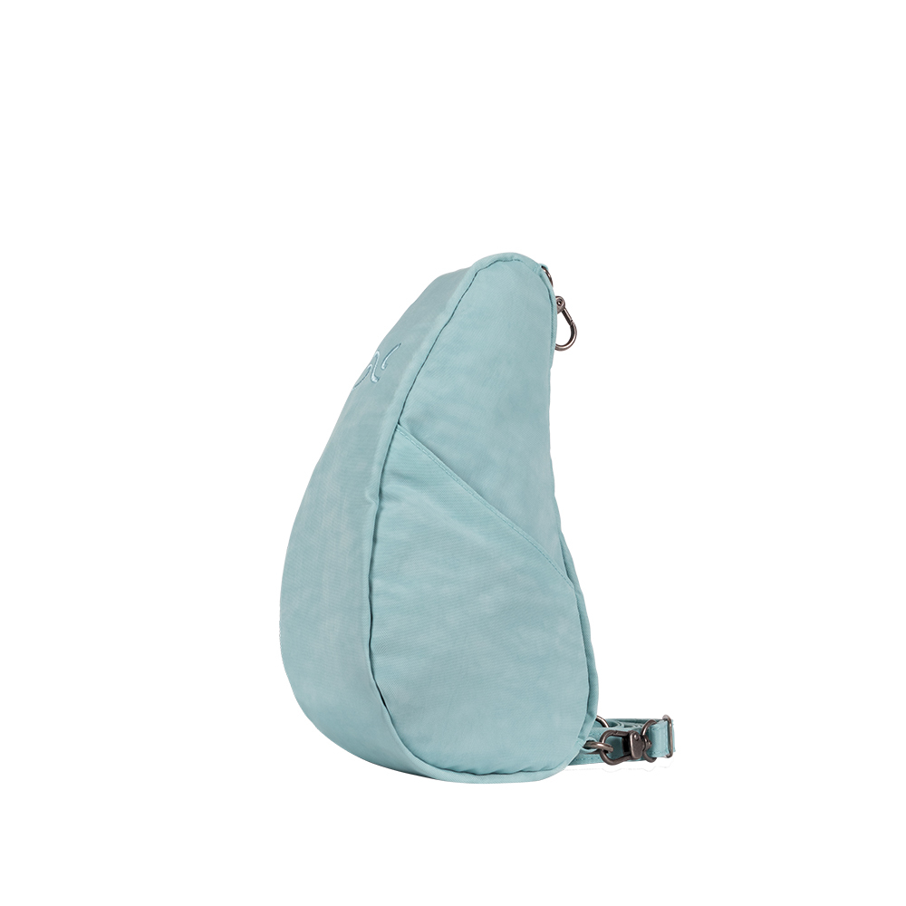 基本款 TEXTURED NYLON BAGLETT 斜背包-湖水藍