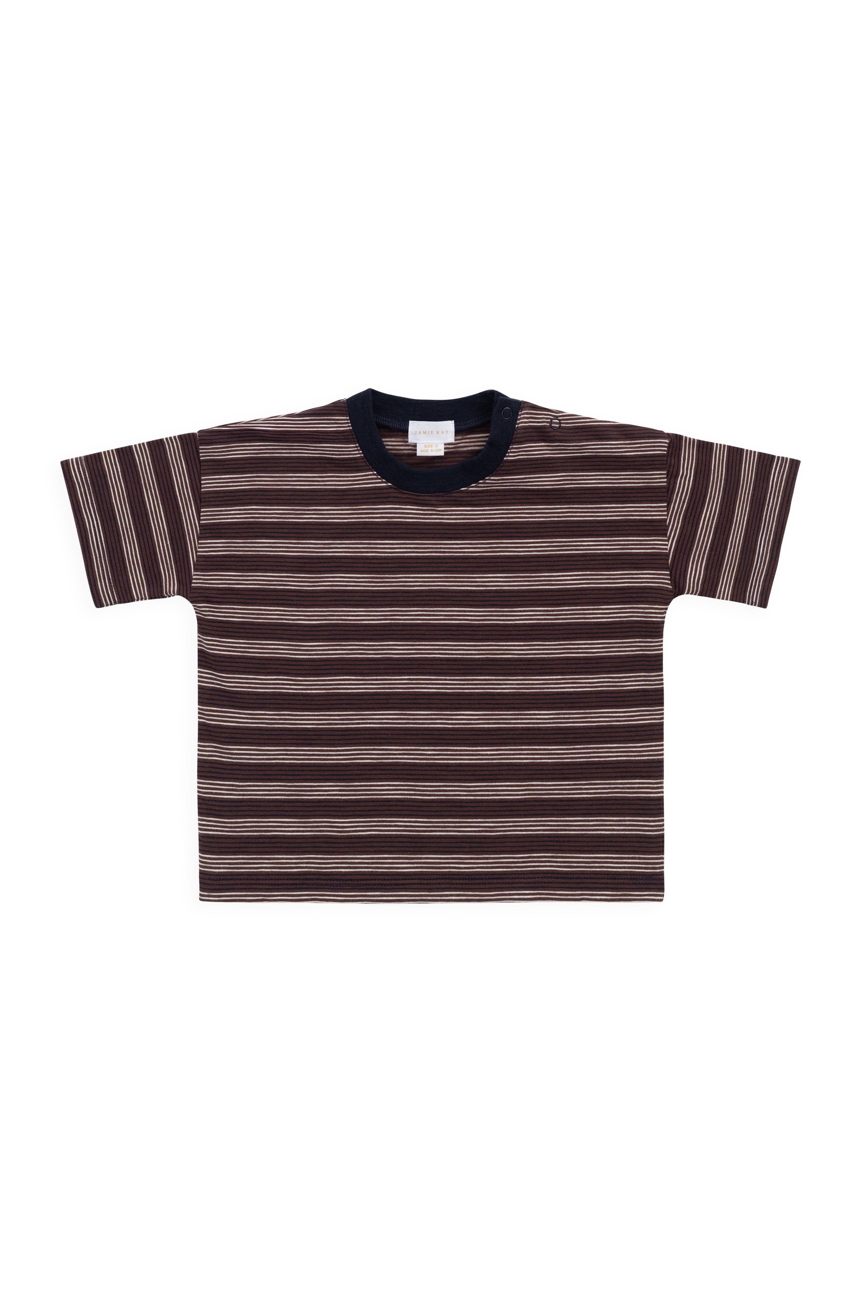【預購】JAMIE KAY -Slub Cotton Iver Tee（Regal Stripe）