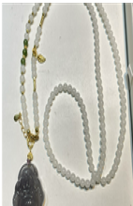 274233和田玉烟紫佛公DIY项链925*折實滿$699包順豐智能櫃*154live