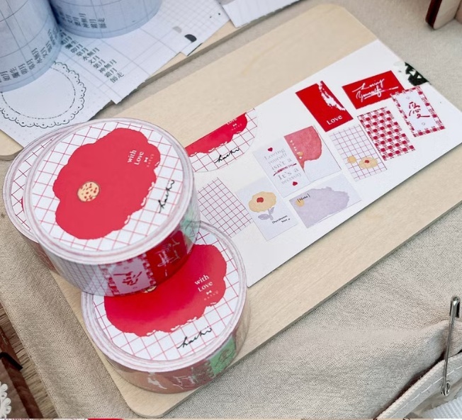 哈秋HA7UU．迷你愛夢花 標籤貼紙捲  <整捲/分裝>