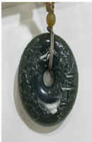 272352和田玉且末雕刻平安扣*折實滿$699包順豐智能櫃*154live