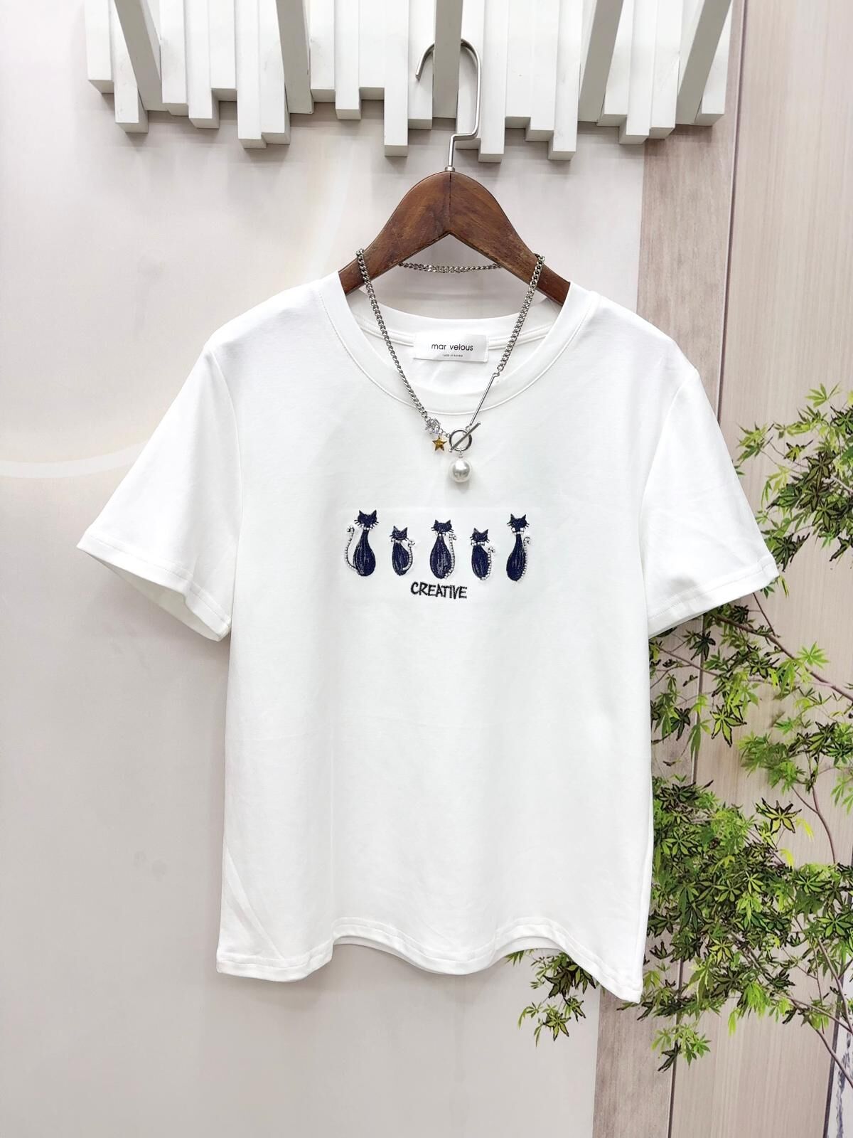 韓國貓圖案top~158F