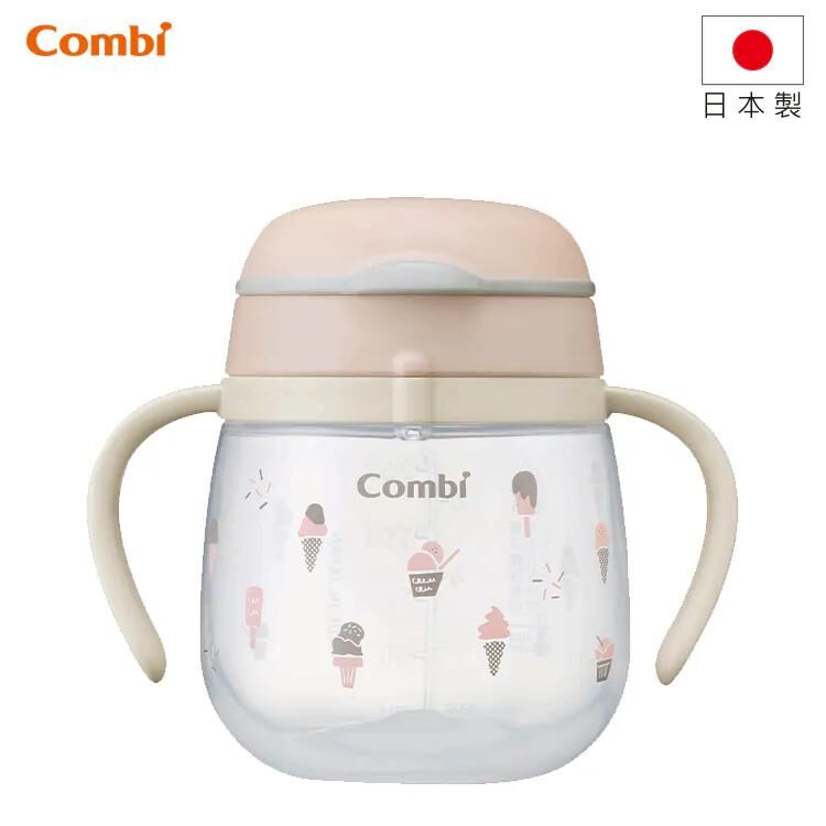 Combi Laku Mug 初學直飲杯 (5mth+) 240ml #滑嘟嘟冰淇淋 -118804
