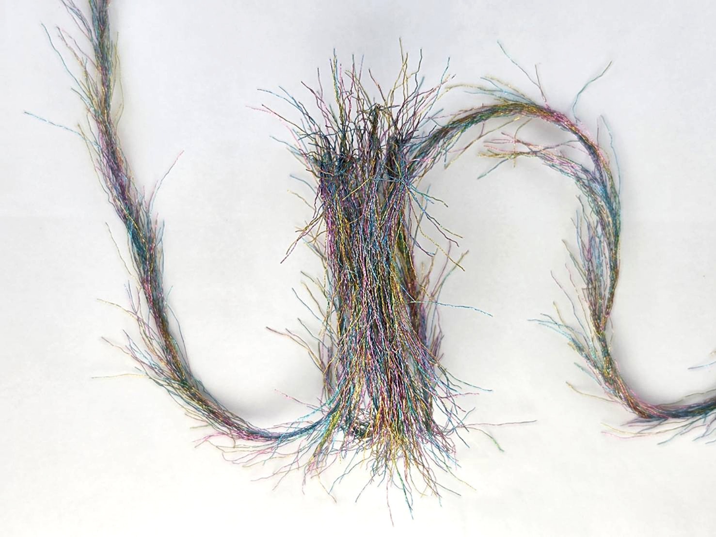 Cord with soft metallic horse tail/2mm